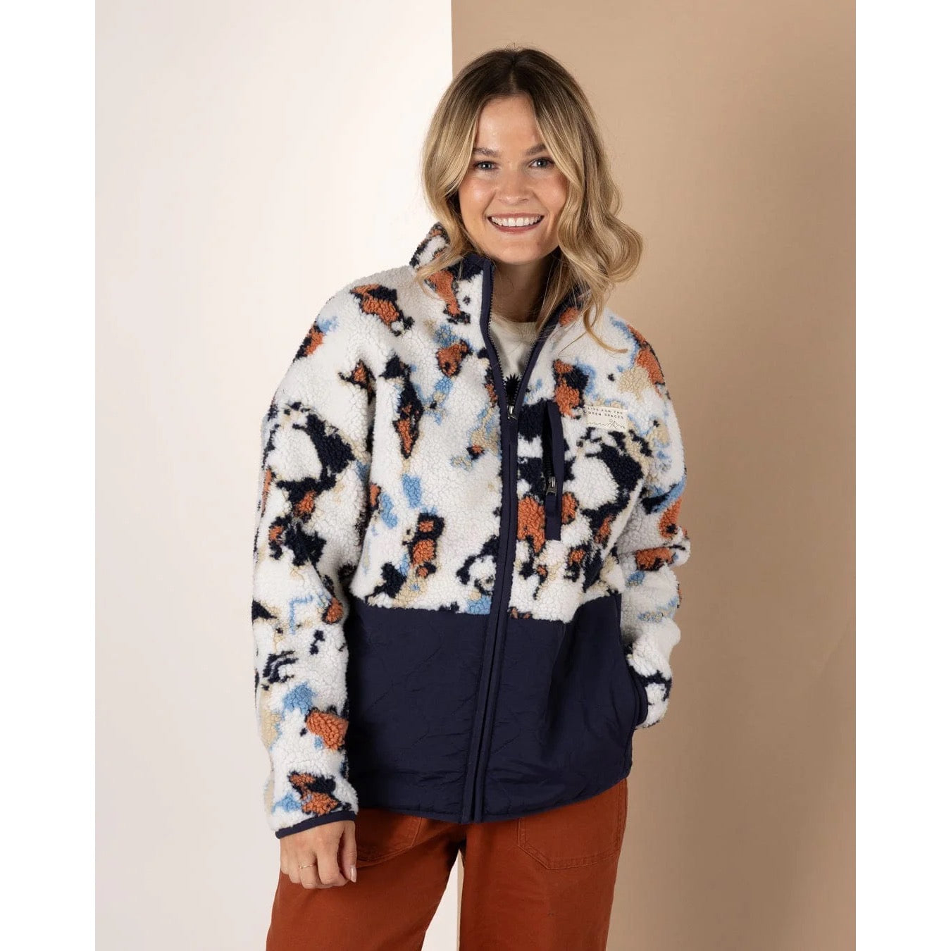 Saltrock Womens Folie Zip Fleece Blue