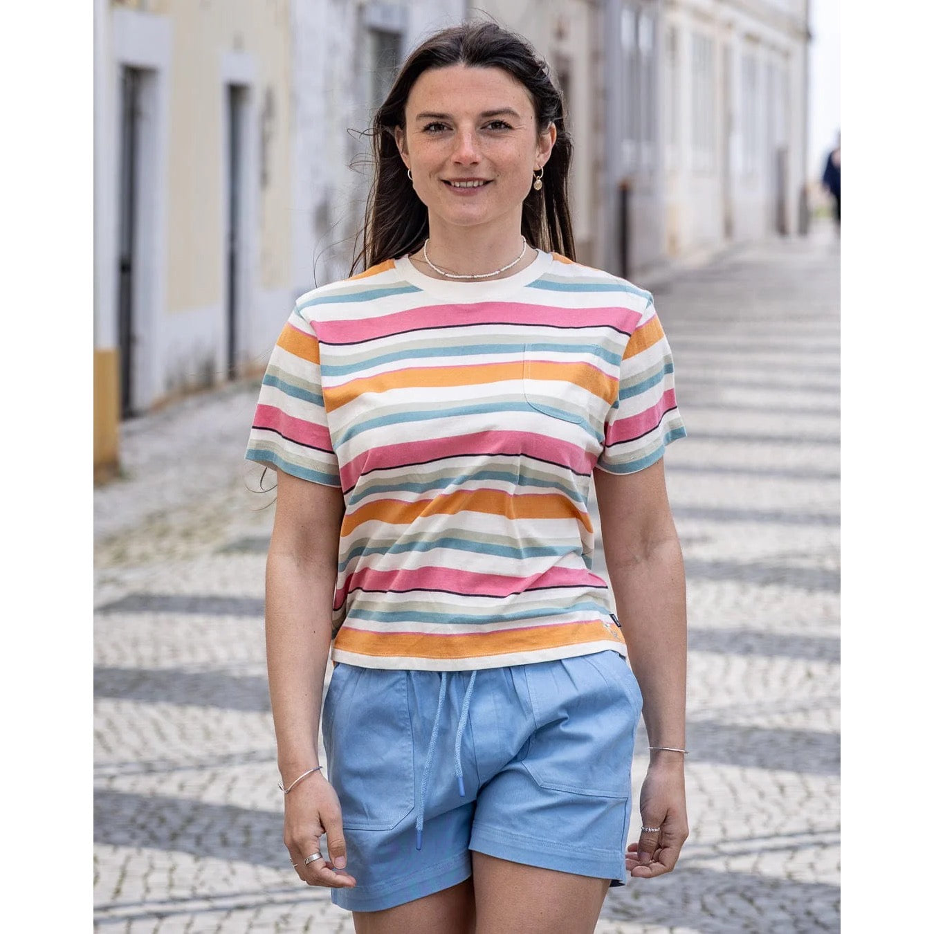 Saltrock Womens Junet Stripe T-Shirt Tsx22601041 Clothing UK8 / Multi,UK10 / Multi,UK12 / Multi,UK14 / Multi,UK16 / Multi