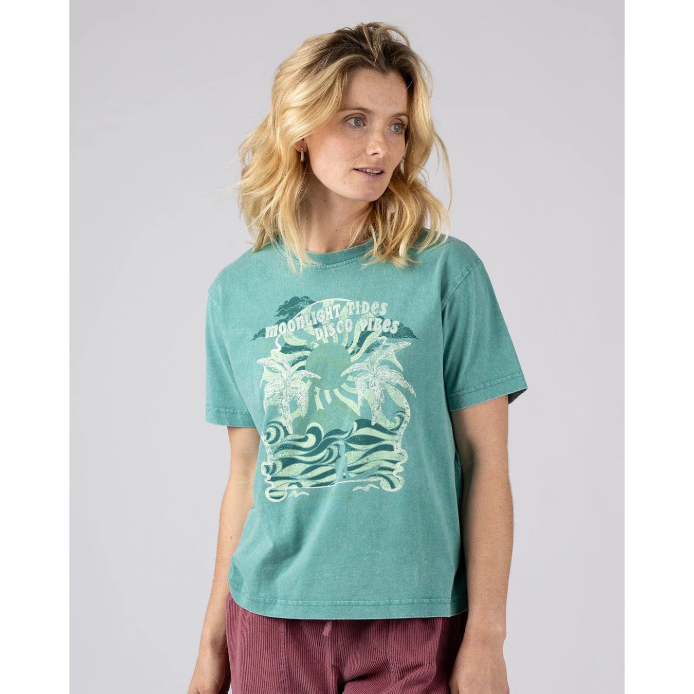 Saltrock Womens Last Light T-Shirt Tsf22601078 Jade Clothing UK8 / Jade,UK10 / Jade,UK12 / Jade,UK14 / Jade