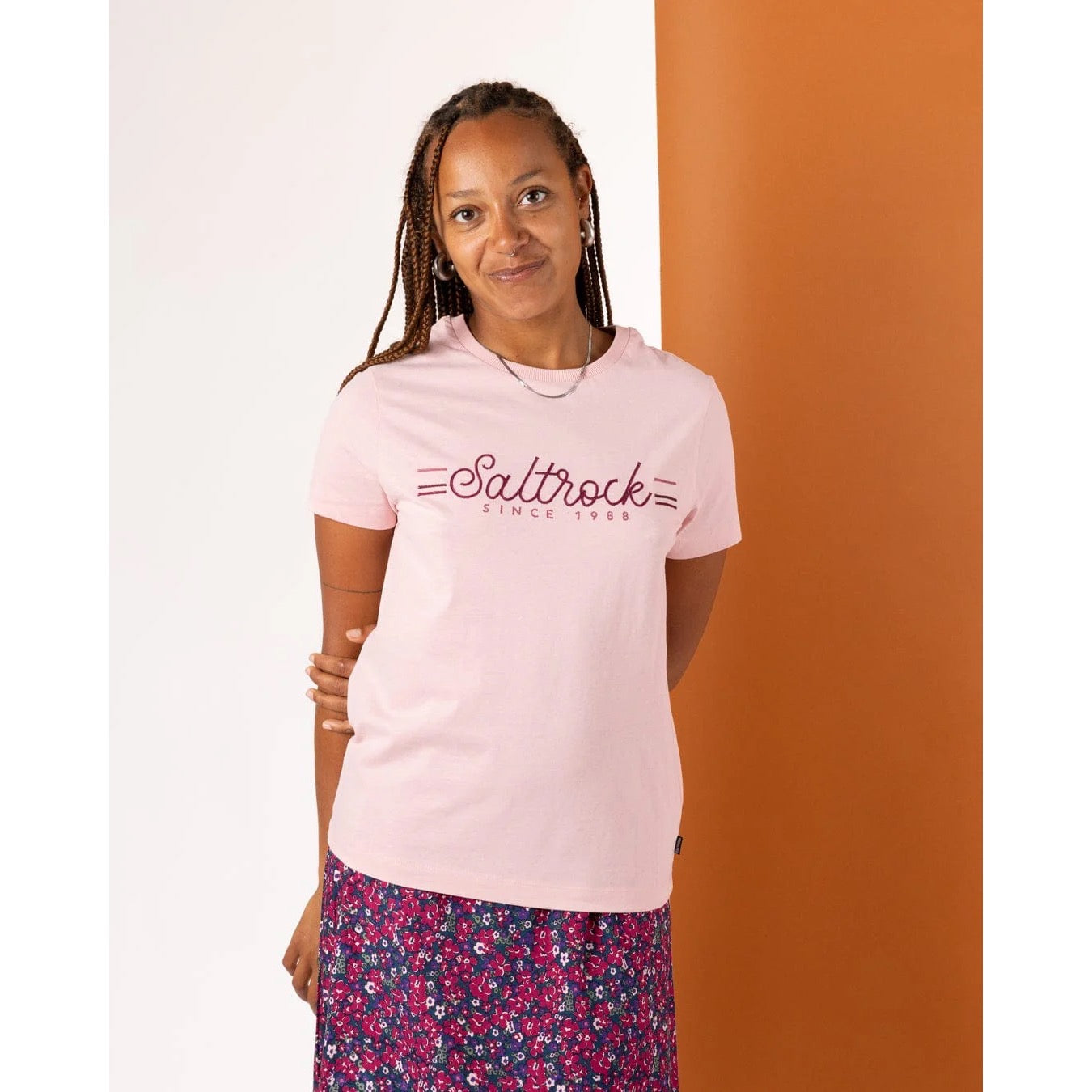 Saltrock Womens Links T-Shirt Tsf22502068 Pale Pink Clothing UK10 / Pale Pink,UK12 / Pale Pink,UK14 / Pale Pink