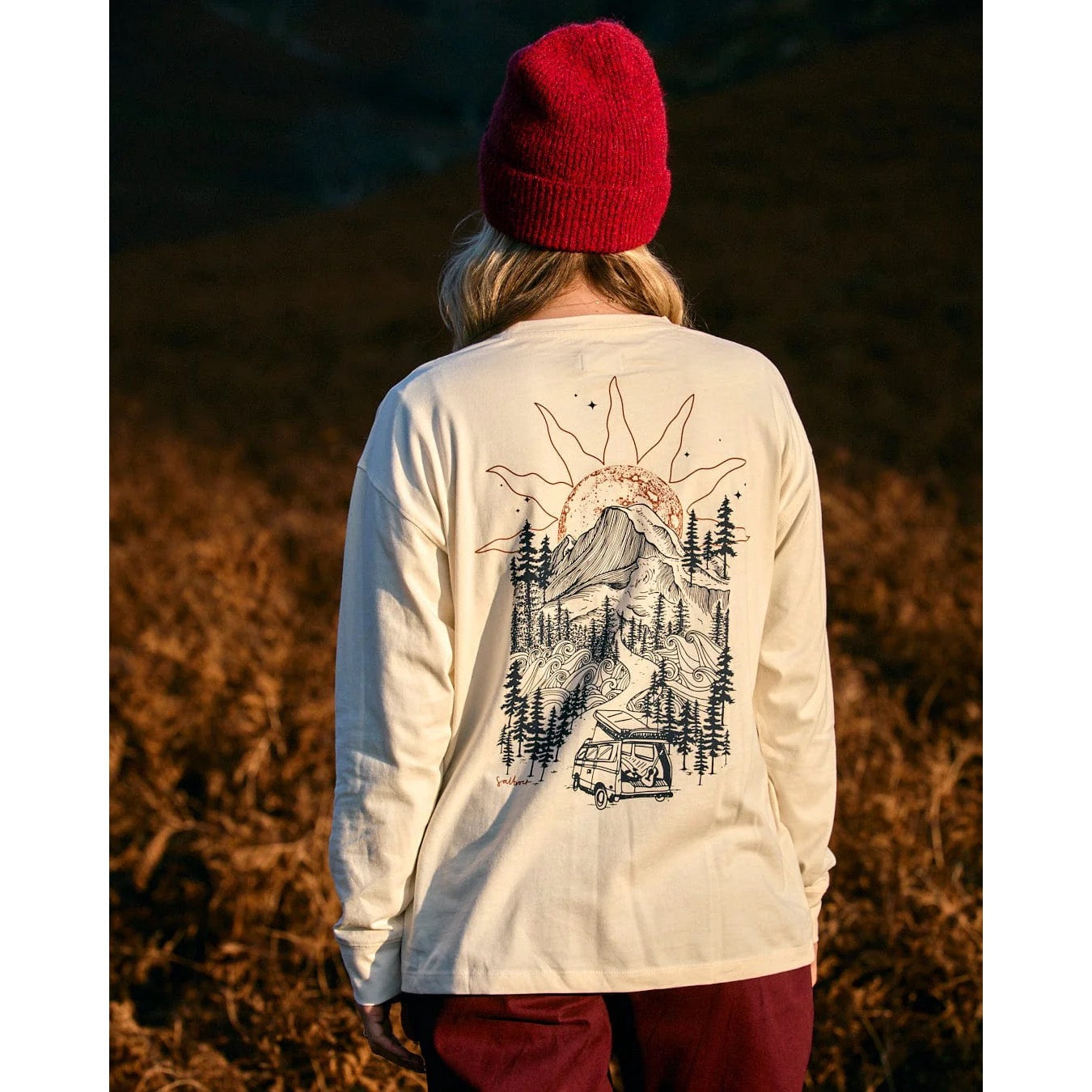 Saltrock Womens Open Road Ls T-Shirt Lsf22502006 Cream Clothing UK10 / Cream,UK12 / Cream,UK14 / Cream,UK16 / Cream