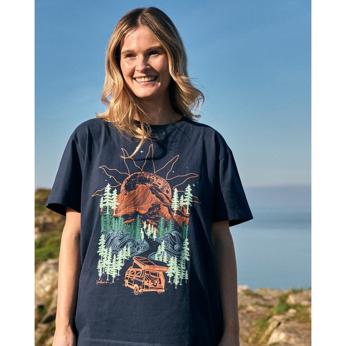 Saltrock Womens Open Road Ss T-Shirt Tsf22502012 Blue Clothing XS / Blue,S / Blue,M / Blue,L / Blue