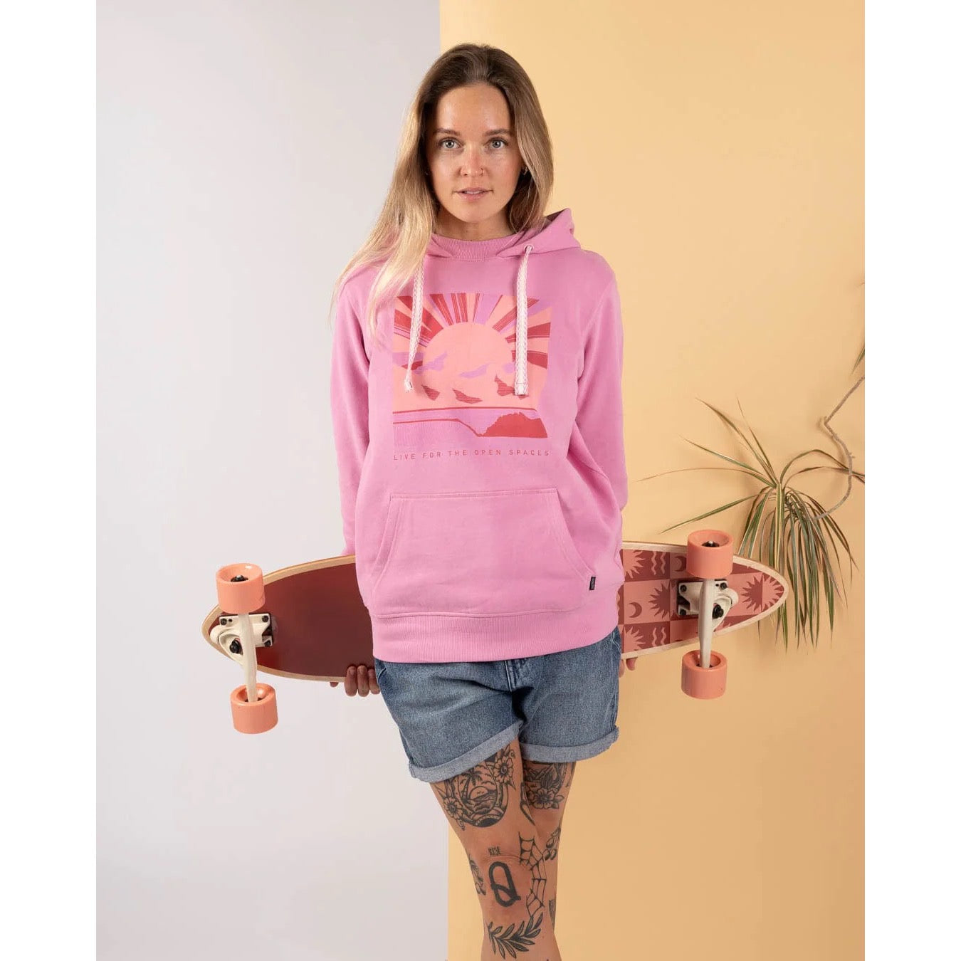 Saltrock Womens Open Spaces Hoodie Hwf22501007 Pink Clothing XS ADULT / Pink,SMALL ADULT / Pink,MEDIUM ADULT / Pink,LARGE ADULT / Pink