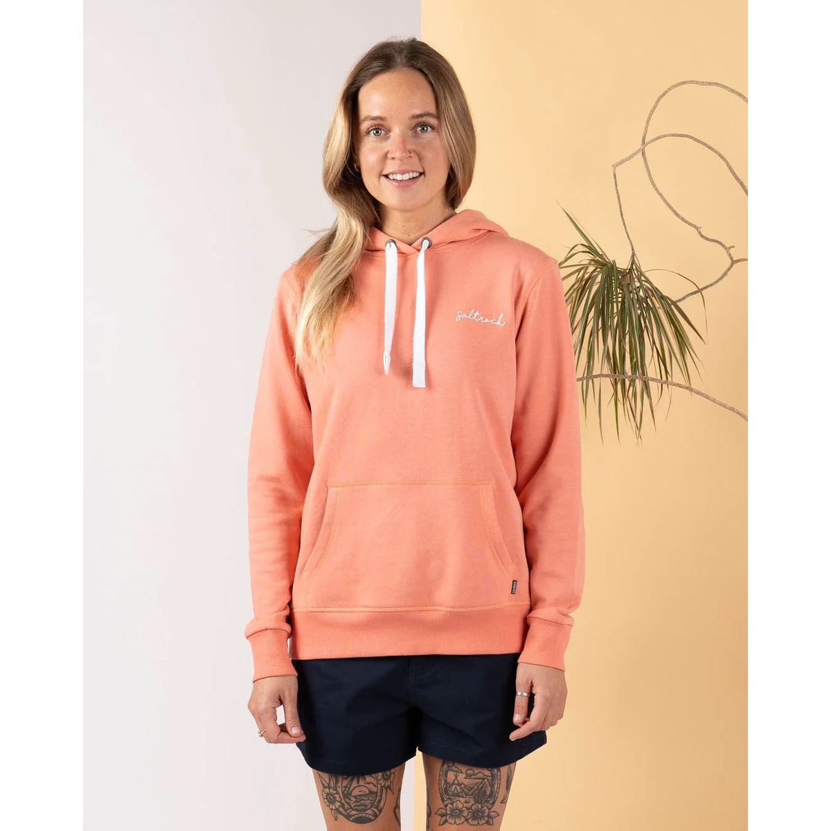 Saltrock Womens Velator Ss25 Hoodie Coral Clothing XS ADULT / Coral,SMALL ADULT / Coral,MEDIUM ADULT / Coral,LARGE ADULT / Coral,XL ADULT / Coral