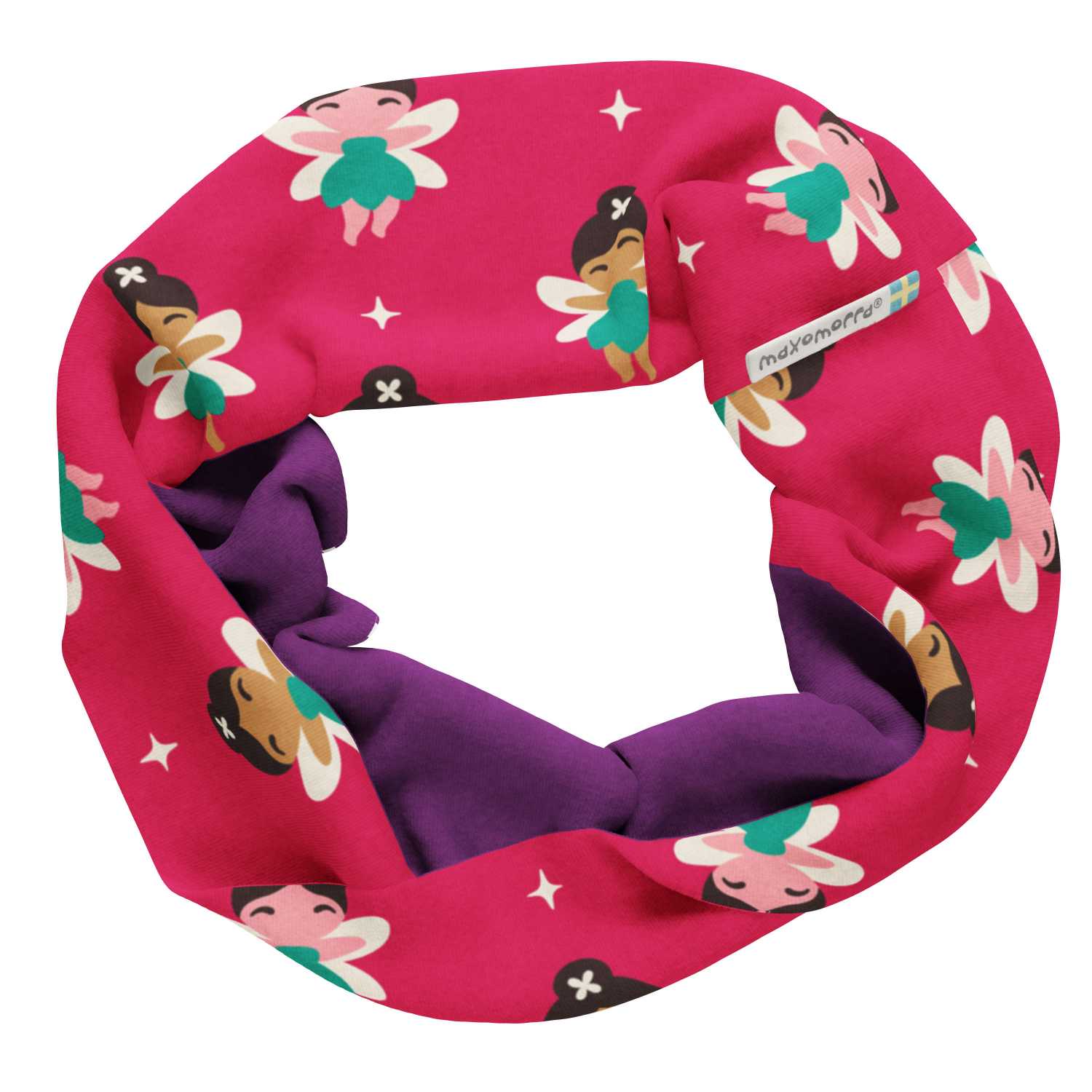 Maxomorra Fairy Tube Scarf Aw24 Clothing 52/54 CM / Fuchsia,56/58 CM / Fuchsia