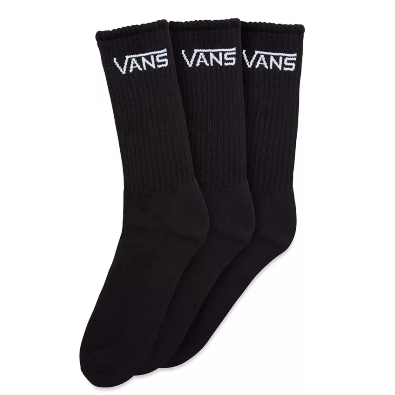 Vans 3 Pack Adult Socks Vn000qbvblk1 Black Clothing UK 5.5-8 / Black,UK 8.5-12 / Black