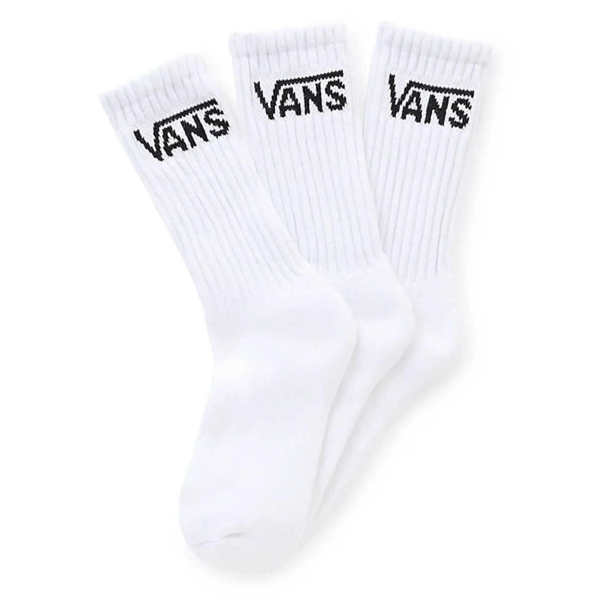 Vans 3 Pack Adult Socks Vn000qbvwht1 White Clothing UK 5.5-8 / White