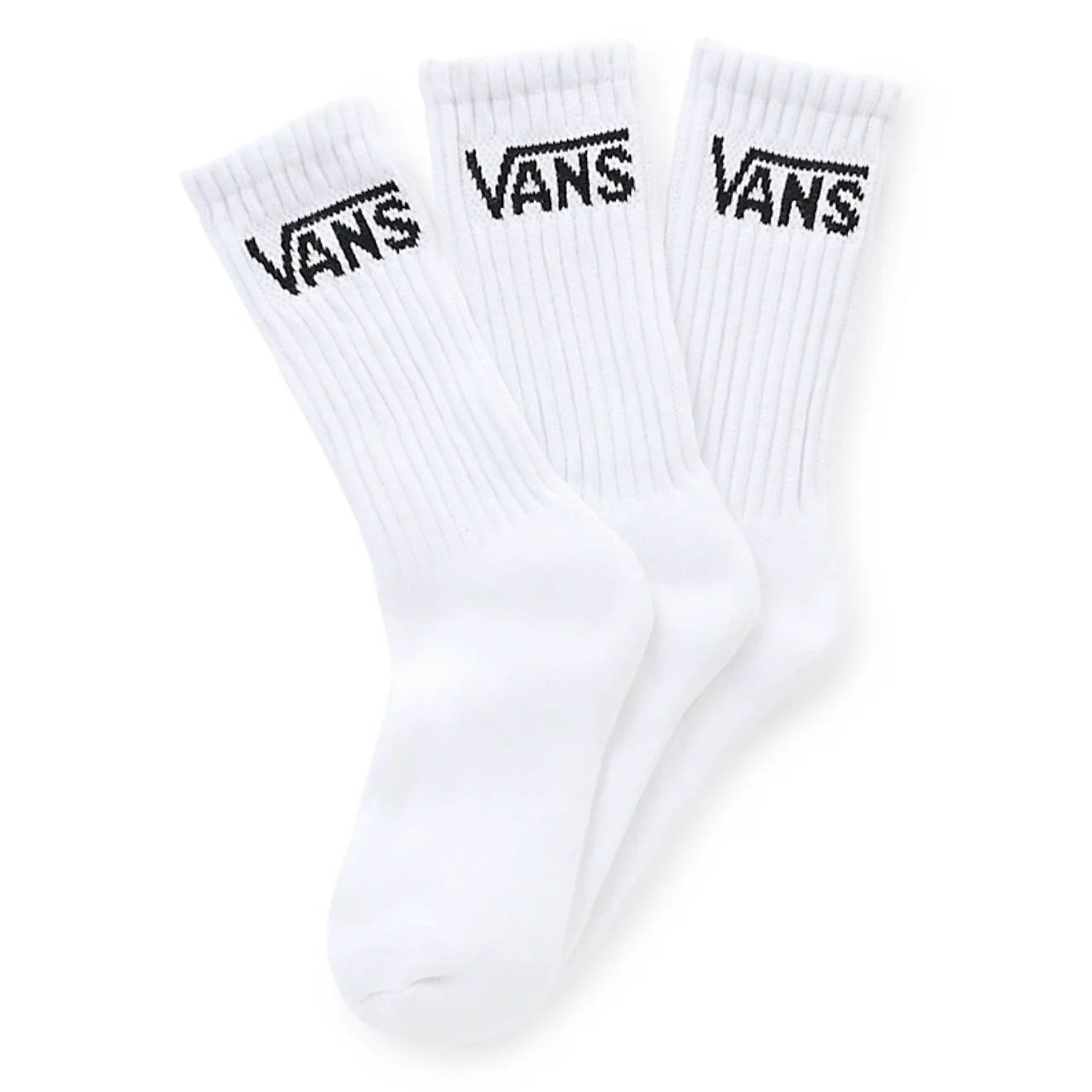 Vans 3 Pack Adult Socks Vn000qbvwht1 White Clothing UK 5.5-8 / White