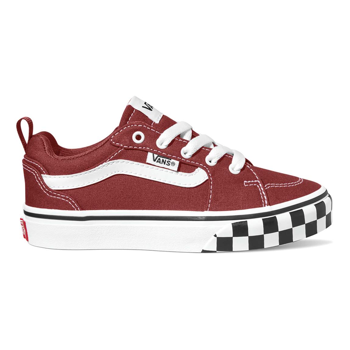 Vans Kids Filmore Check Bumper Vn0a3mvpbge1 Footwear UK13 EU31 / Red,UK1 EU32 / Red,UK3 EU35 / Red,UK4 EU36.5 / Red,UK5 EU38 / Red,UK6 EU39 / Red