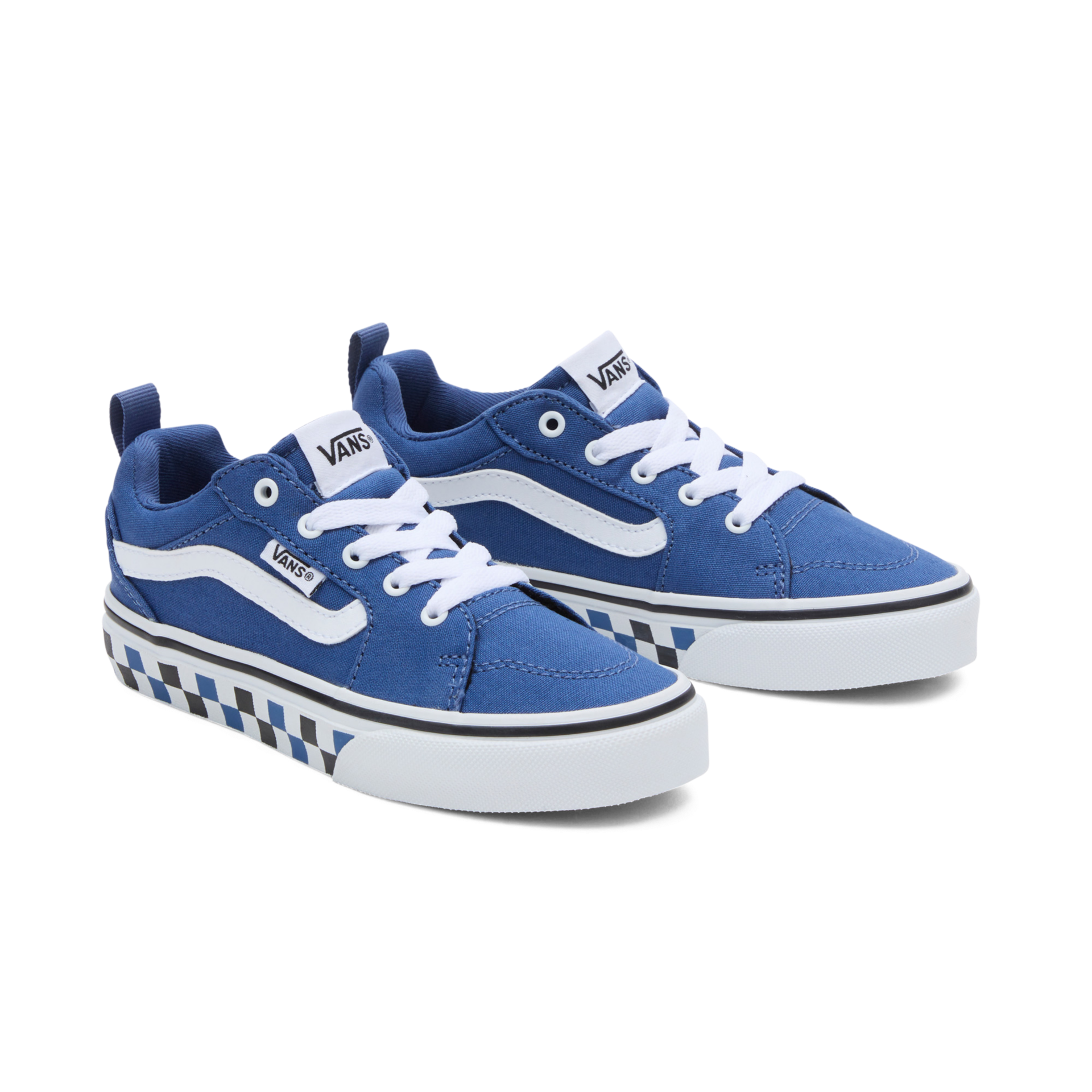 Vans Kids Filmore Vn0005w8blu1 Sidewall Blue Footwear UK2 EU33 / Blue,UK2.5 EU34 / Blue,UK3 EU35 / Blue,UK4 EU36.5 / Blue,UK5 EU38 / Blue,UK6 EU39 / Blue