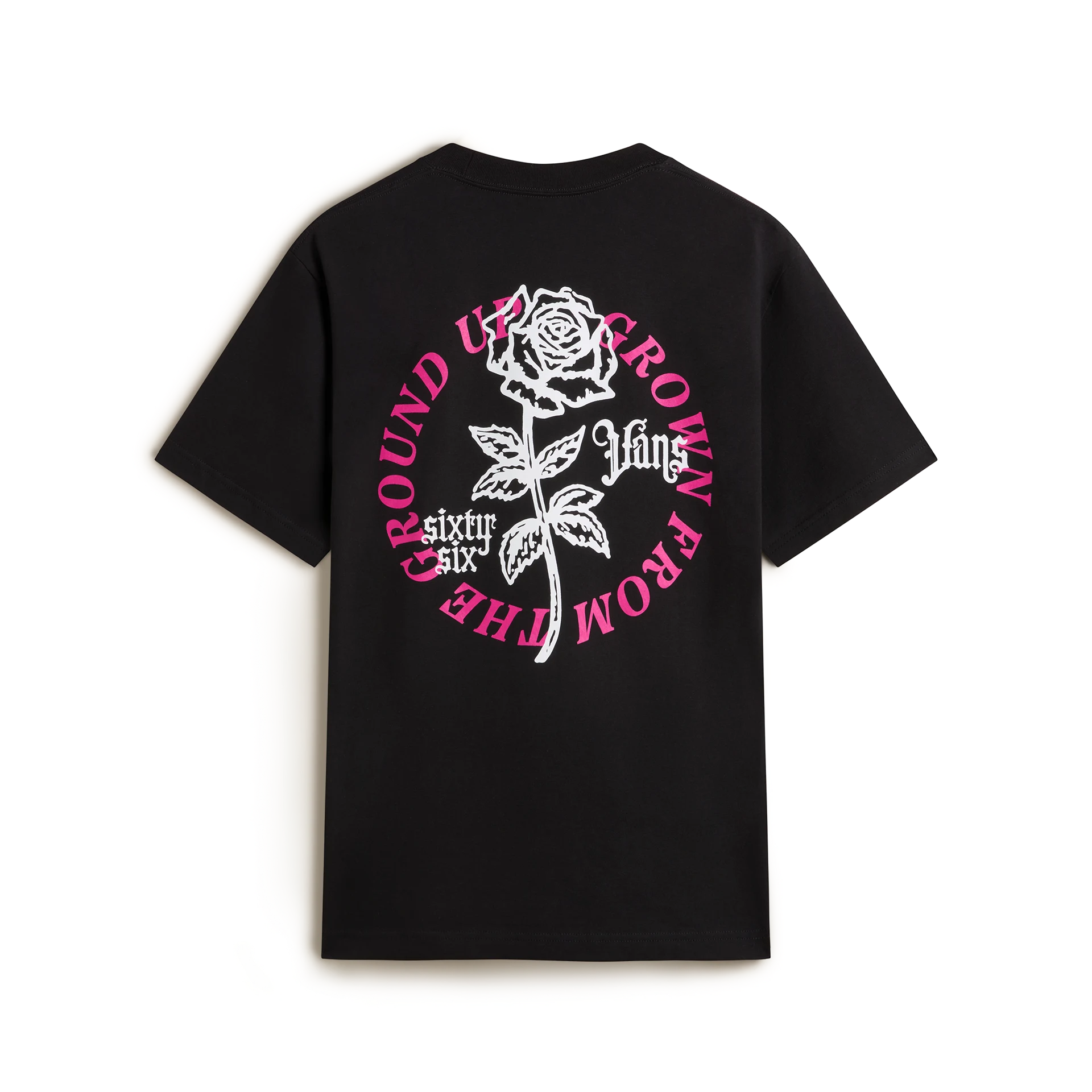 Vans Mens Grown From The Ground T-Shirt Vn000pchblk Black Clothing M / Black,L / Black,XL / Black