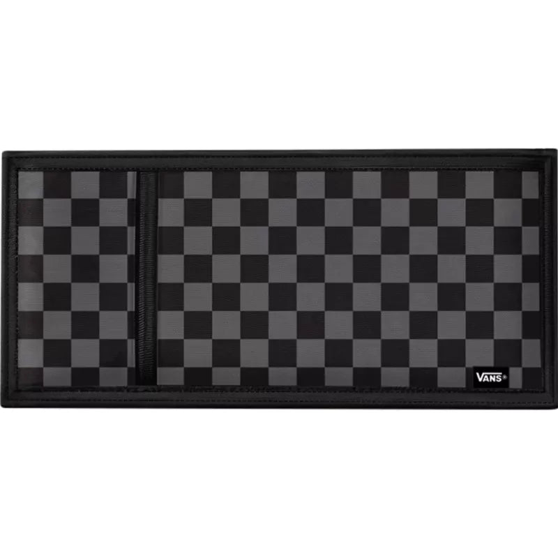 Vans Slipped Wallet Black And Grey Check Accessories ONE SIZE / Black
