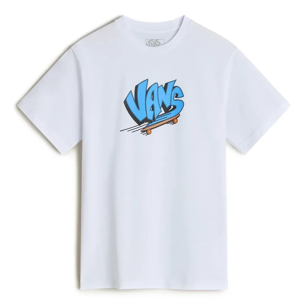 Vans Youth Sk8 T-Shirt Vn000rdgwht1 White Clothing 10-11YRS / White,12-13YRS / White,14-15YRS / White