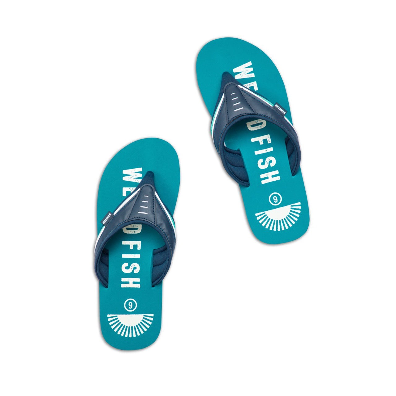 Weird Fish Mens Columbia Flip Flops 203439 Teal Footwear UK7 ADULT / Teal,UK8 ADULT / Teal,UK9 ADULT / Teal,UK10 ADULT / Teal,UK11 ADULT / Teal