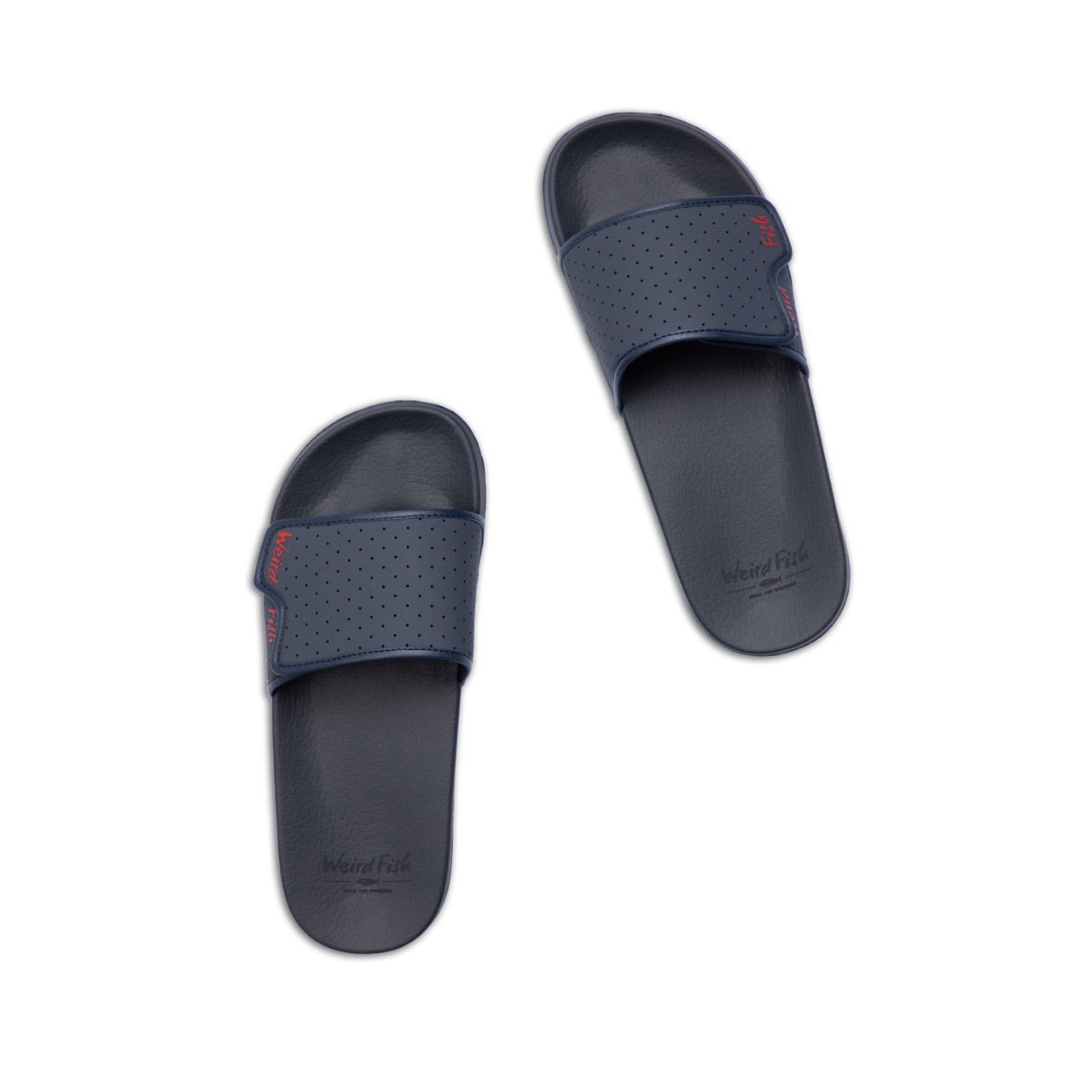 Weird Fish Mens Oliver Sliders 203564 Navy