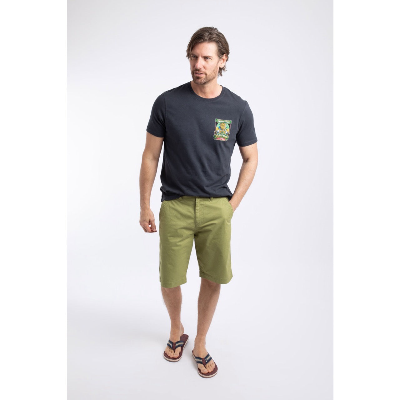 Weird Fish Mens Rayburn Shorts 202722 Washed Oak