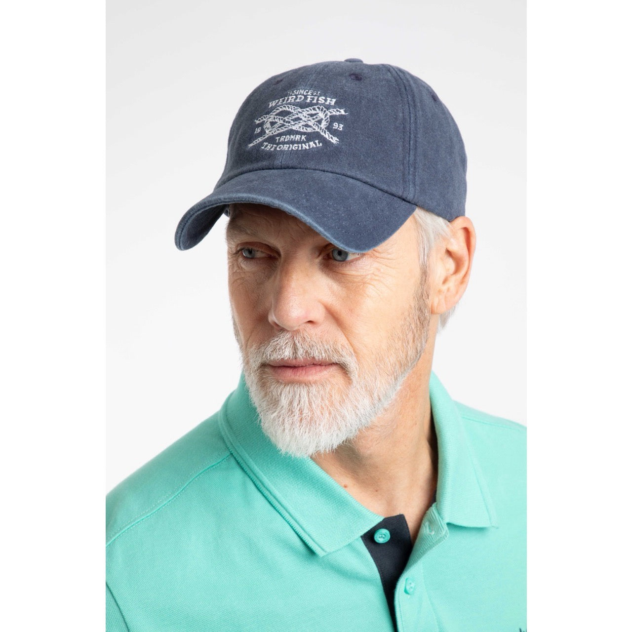Weird Fish Nautical Knot Adult Cap 204073 Navy Clothing ONE SIZE / Navy