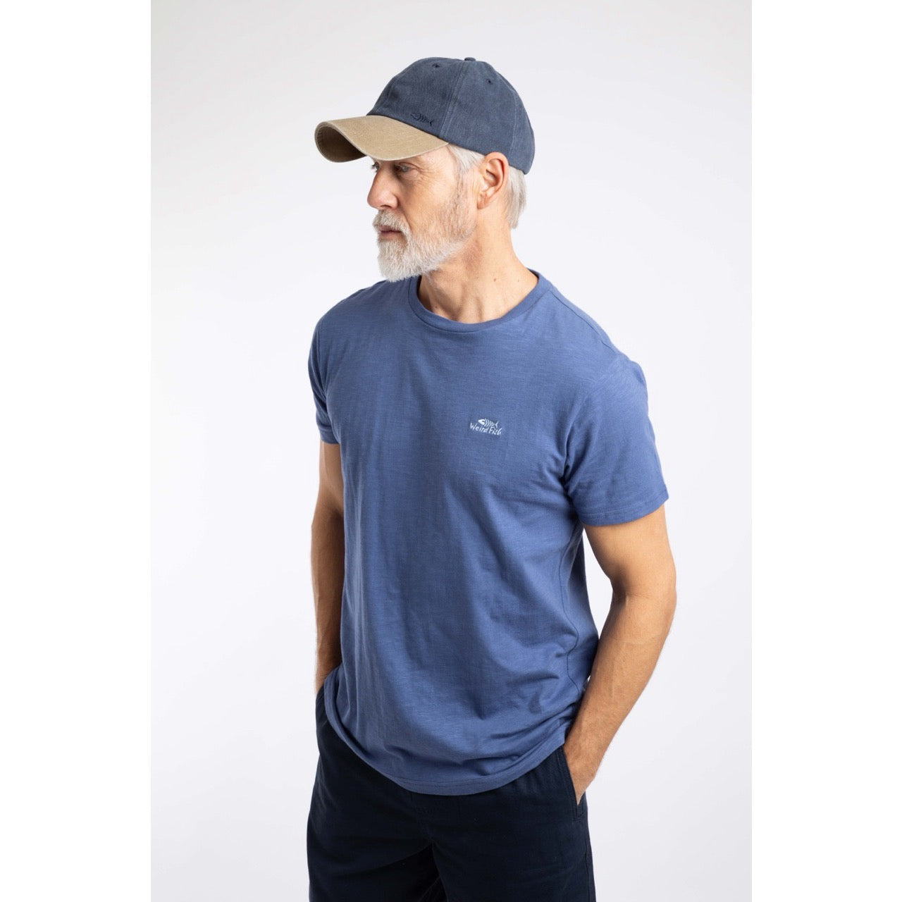 Weird Fish Westbury Colourblock Adult Cap 203412 Navy Clothing ONE SIZE / Navy
