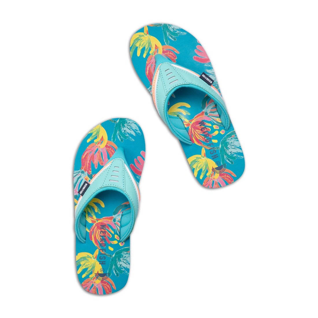 Weird Fish Womens Thurlstone Flip Flops 204069 Azure Footwear UK3 KIDS / Aqua,UK4 ADULT / Aqua,UK5 ADULT / Aqua,UK6 ADULT / Aqua,UK7 ADULT / Aqua,UK8 ADULT / Aqua