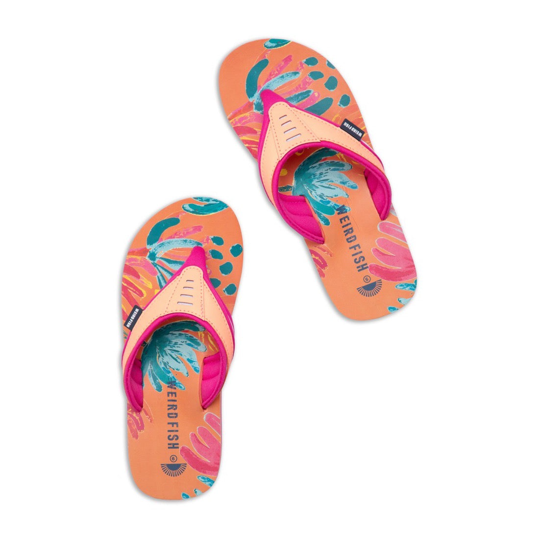 Weird Fish Womens Thurlstone Flip Flops 204069 Sorbet - Koast Clothing