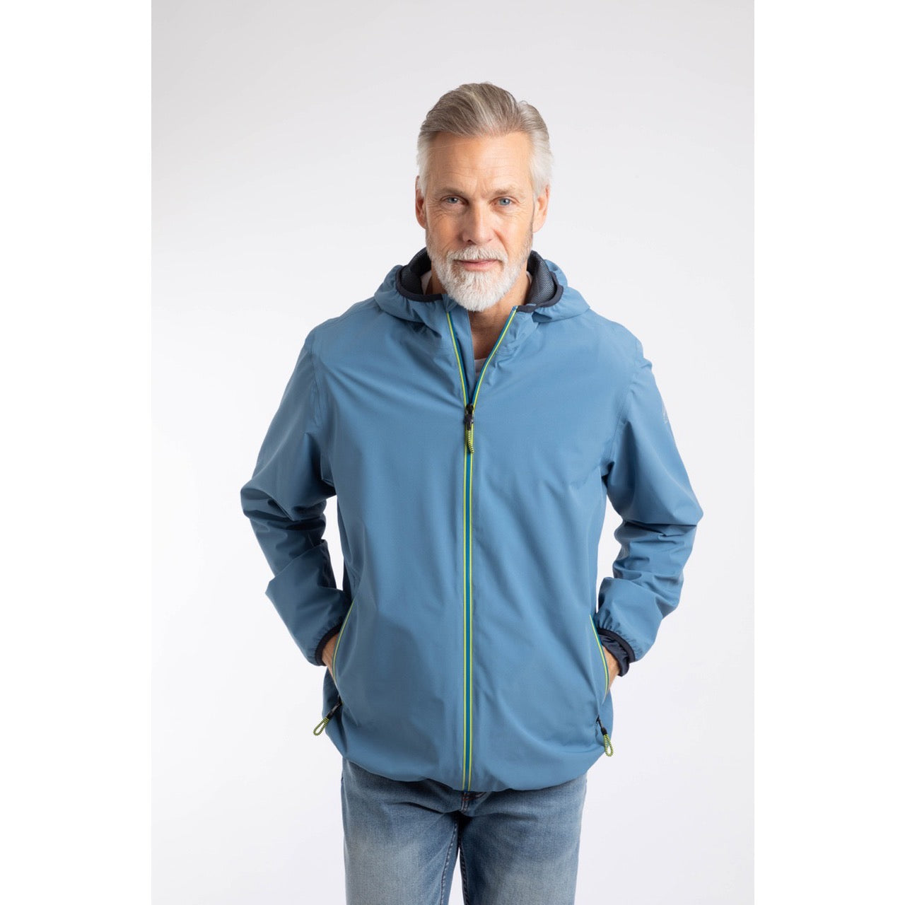 Weirdfish Mens Ferdinand Jacket 204089 Washed Blue