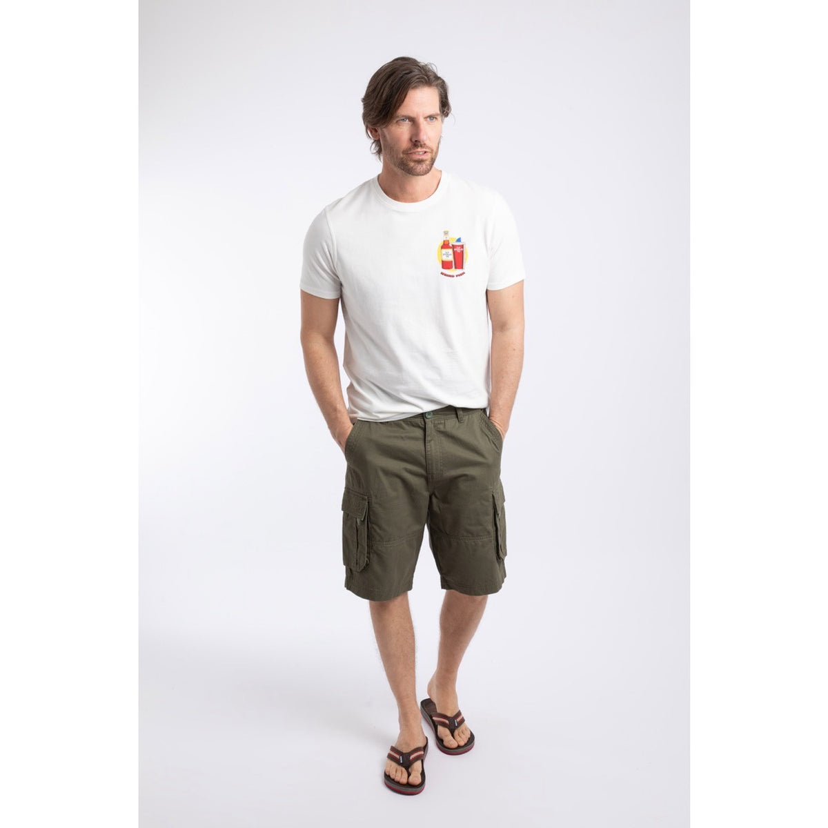 Weirdfish Mens Rigney Shorts 202723 Dark Olive
