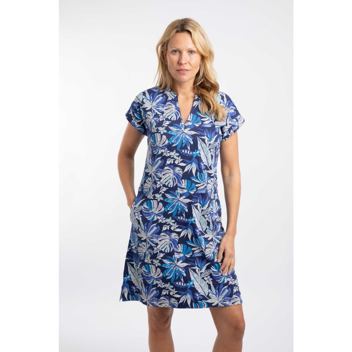 Weirdfish Women Suffolks Dress 203971 Blue Indigo
