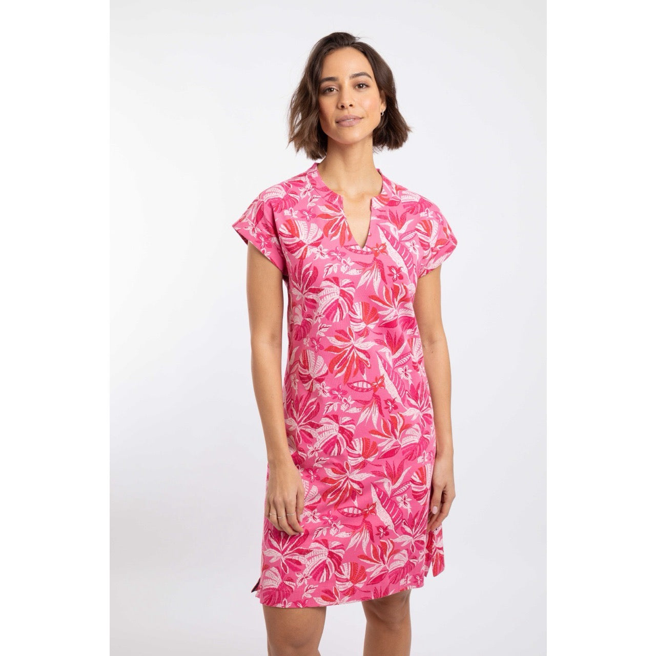 Weirdfish Women Suffolks Dress 203971 Pink