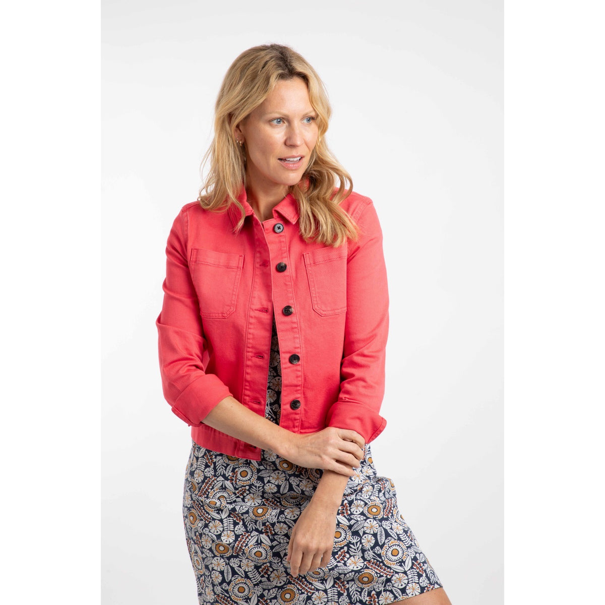 Weirdfish Womens Rosanna Jacket 203423 Flamingo