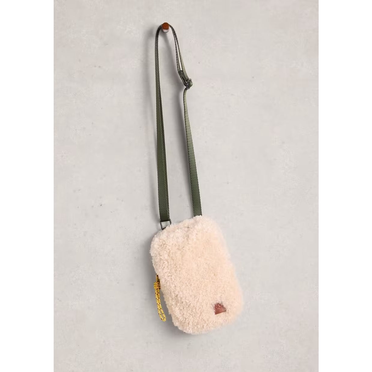 White Stuff Meadow Borg Phone Bag 444718 Natural Accessories ONE SIZE / Natural