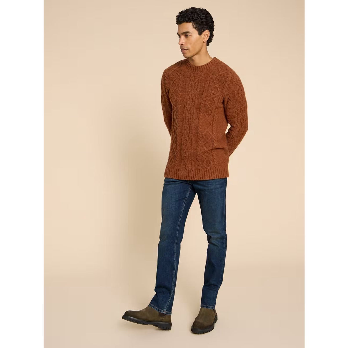 White Stuff Mens Eastwood Straight Jeans 440718 Dark Denim Clothing 30R / Dark Denim,32R / Dark Denim,34R / Dark Denim,36R / Dark Denim,38R / Dark Denim