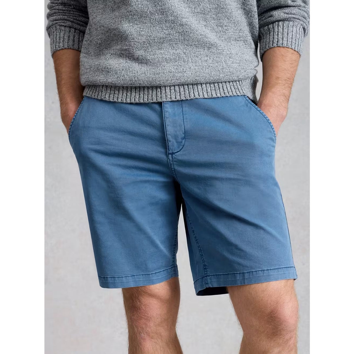 White Stuff Mens Sutton Chino Shorts 445060 Indigo Blue Clothing 32R / Indigo,34R / Indigo,36R / Indigo,38R / Indigo