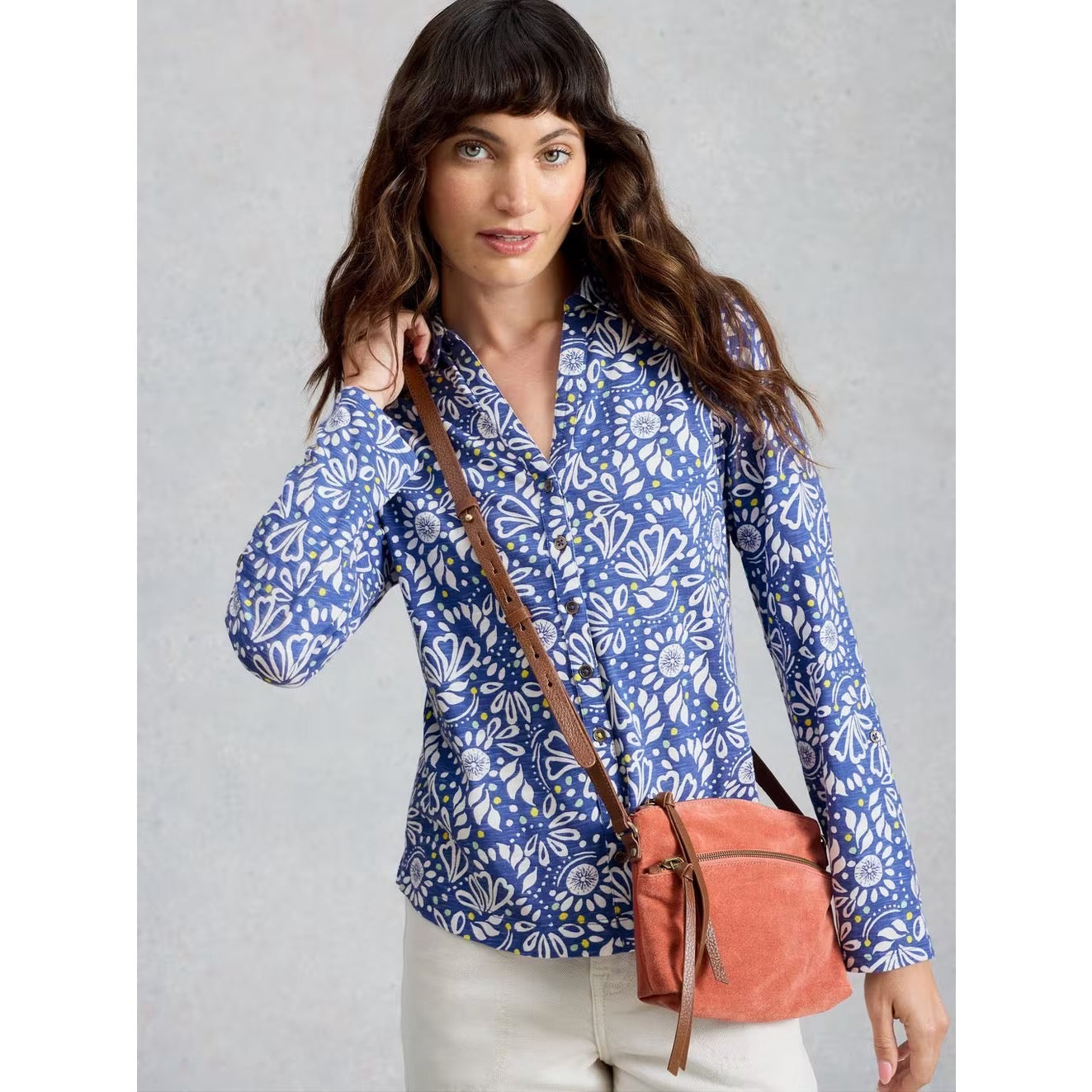 White Stuff Womens Annie Shirt 446474 Bright Blue Clothing UK8 / Blue,UK10 / Blue,UK12 / Blue,UK14 / Blue,UK16 / Blue,UK18 / Blue
