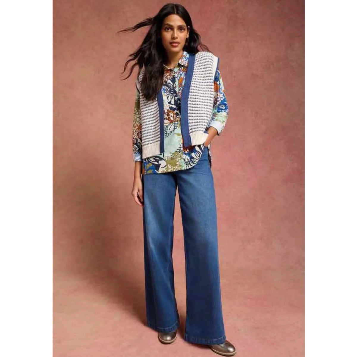 White Stuff Womens Ayla Wide Leg Jeans 441428 Mid Denim Clothing UK8 REG / Mid Denim,UK10 REG / Mid Denim,UK12 REG / Mid Denim,UK14 REG / Mid Denim,UK16 REG / Mid Denim