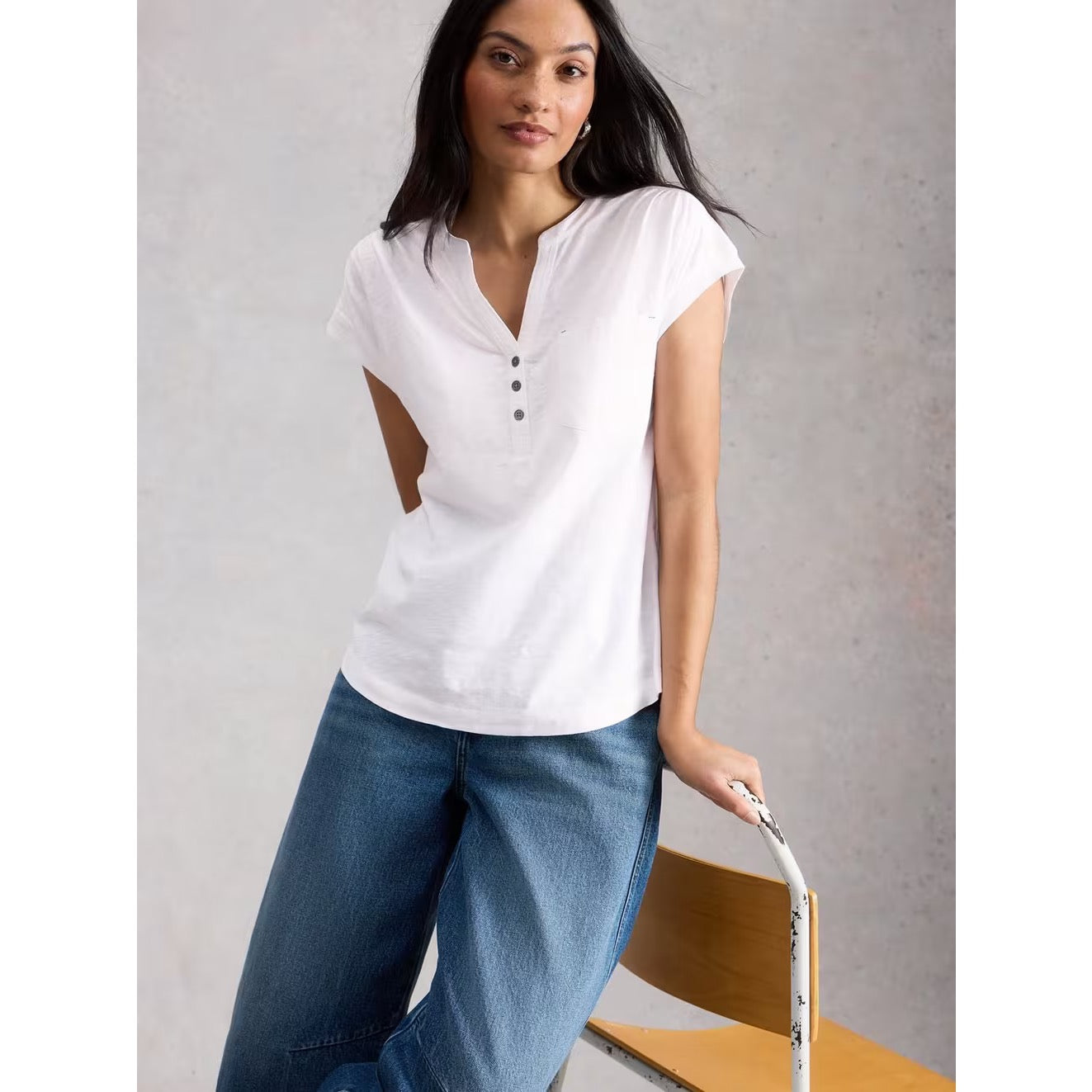 White Stuff Womens Cecily Top 445359 White Clothing UK8 / White,UK10 / White,UK12 / White,UK14 / White,UK16 / White