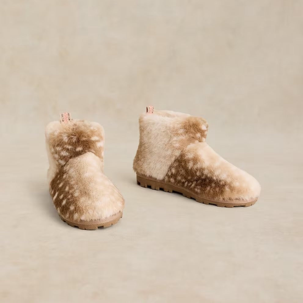 White Stuff Womens Faux Fur Bootie Slippers 447639