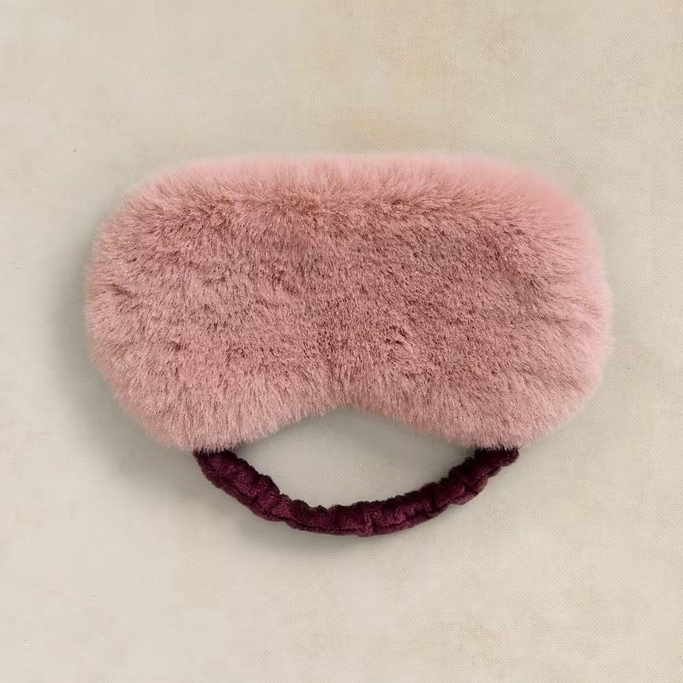 White Stuff Womens Faux Fur Eye Mask 447585 Pink Clothing ONE SIZE / Pink