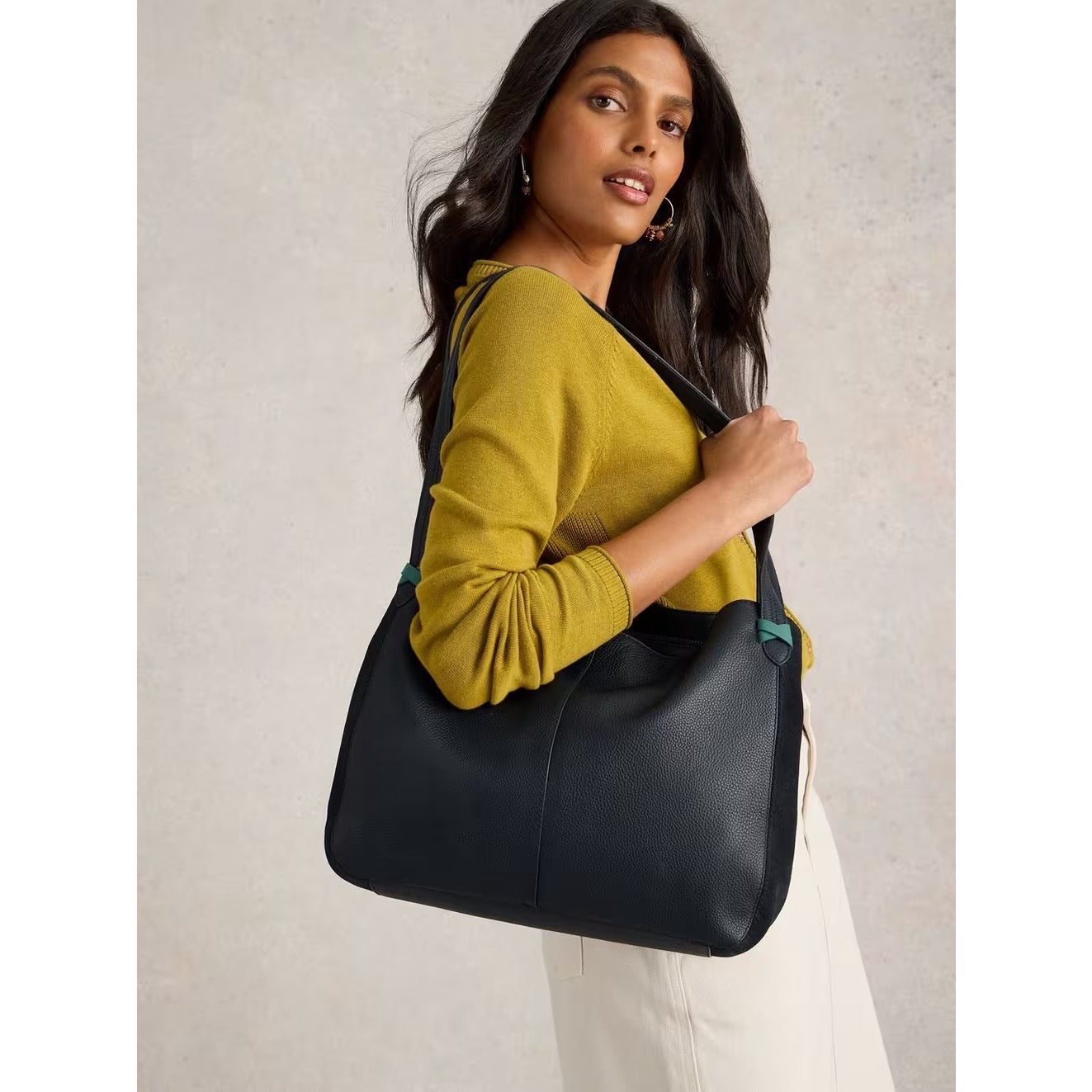 White Stuff Womens Hettie Tote Bag 444552 Dark Navy Accessories ONE SIZE / Navy