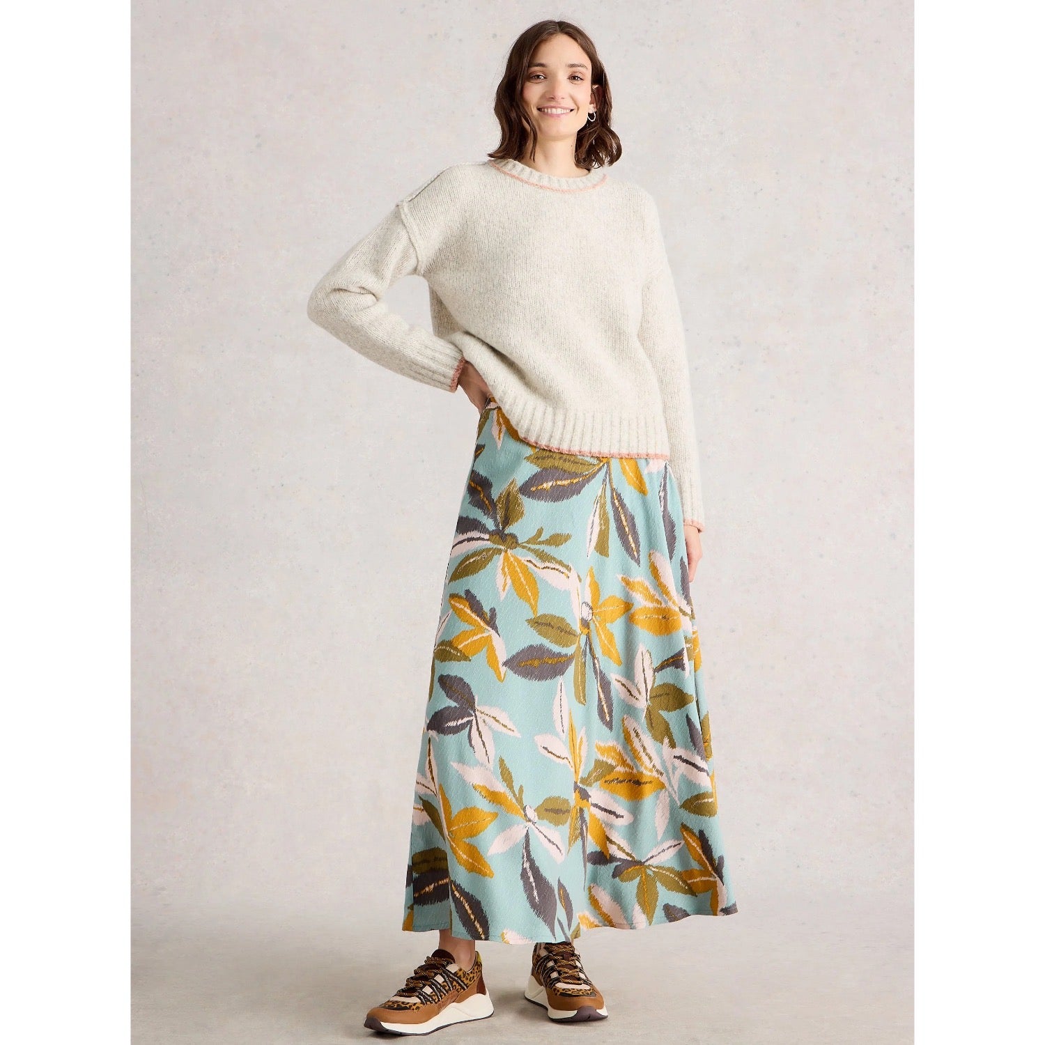 White Stuff Womens Hope Maxi Skirt 444270 Blue Multi Clothing UK8 / Multi,UK10 / Multi,UK12 / Multi,UK14 / Multi,UK16 / Multi