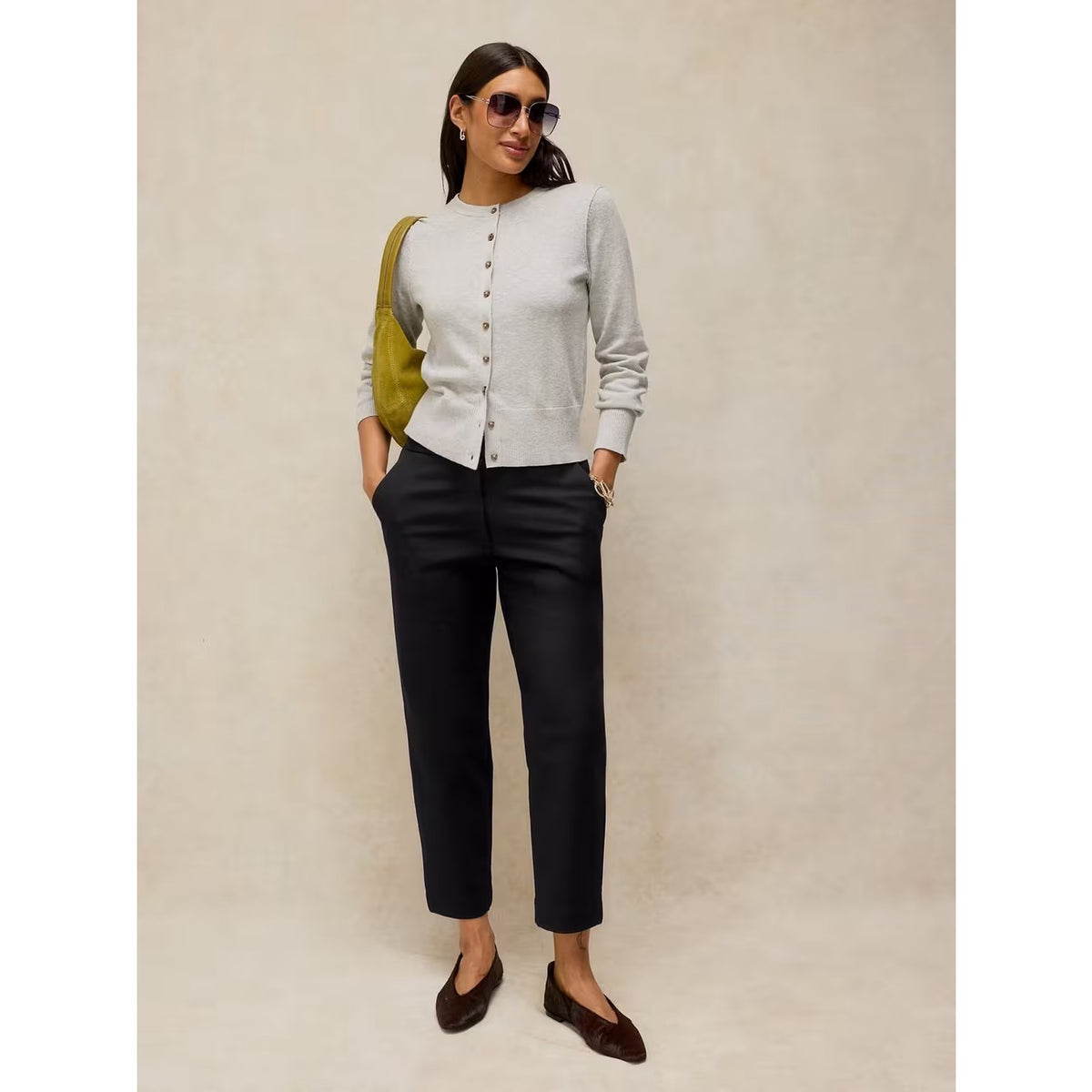 White Stuff Womens Illy Crop Trousers 446857 Black