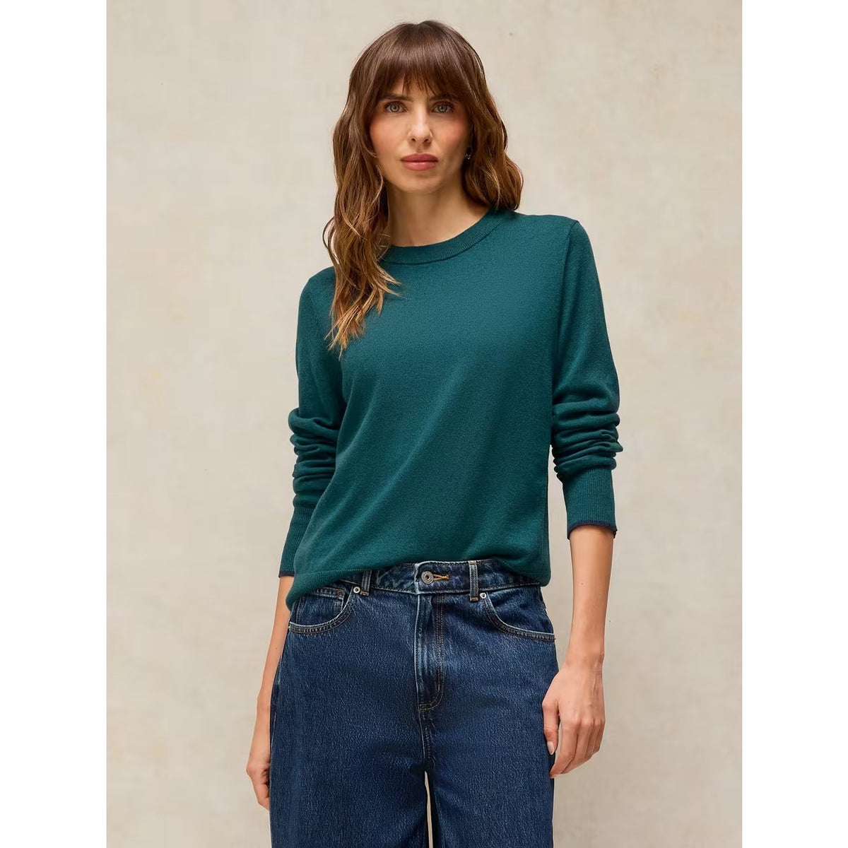 White Stuff Womens Katie Jumper 447458 Mid Teal Clothing UK8 / Teal,UK10 / Teal,UK12 / Teal,UK14 / Teal,UK16 / Teal,UK18 / Teal