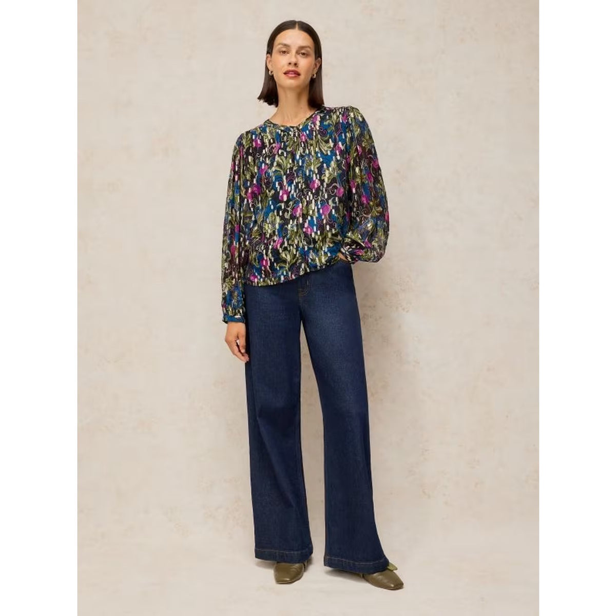 White Stuff Womens Lana Lurex Top 447724 Multi Clothing UK8 / Multi,UK10 / Multi,UK12 / Multi,UK14 / Multi,UK16 / Multi