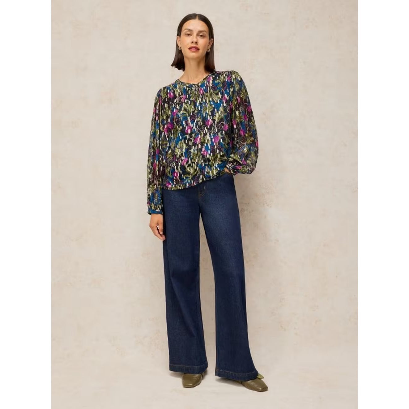 White Stuff Womens Lana Lurex Top 447724 Multi Clothing UK8 / Multi,UK10 / Multi,UK12 / Multi,UK14 / Multi,UK16 / Multi