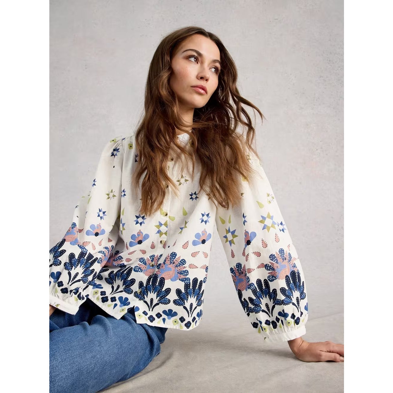 White Stuff Womens Lana Top 445282 Cream Clothing UK8 / Cream,UK10 / Cream,UK12 / Cream,UK14 / Cream,UK16 / Cream