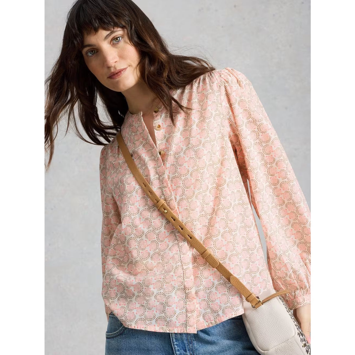 White Stuff Womens Lana Tunic Top 446086 Pink Multi Clothing UK8 / Pink,UK10 / Pink,UK12 / Pink,UK14 / Pink,UK16 / Pink