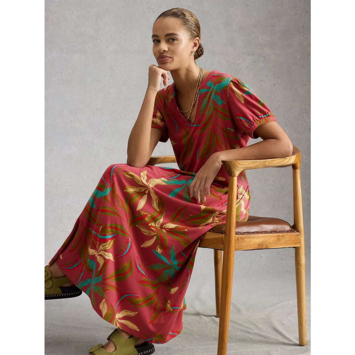 White Stuff Womens Leah Dress 447240 Pink Print Clothing UK8 / Pink,UK10 / Pink,UK12 / Pink,UK14 / Pink,UK16 / Pink,UK18 / Pink