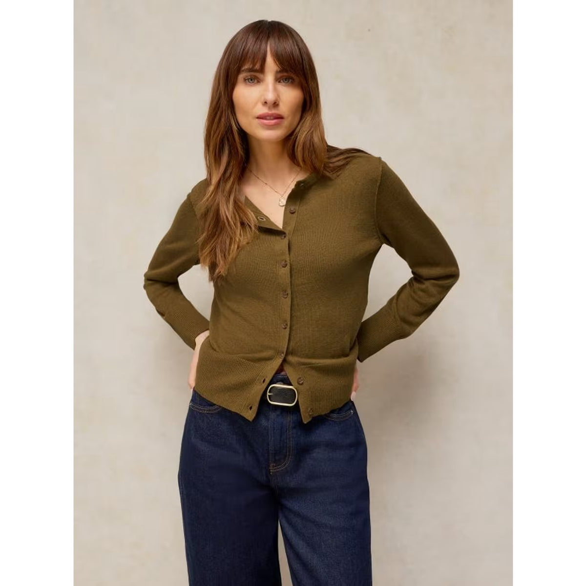 White Stuff Womens Lois Cardigan 446740 Chartreuse