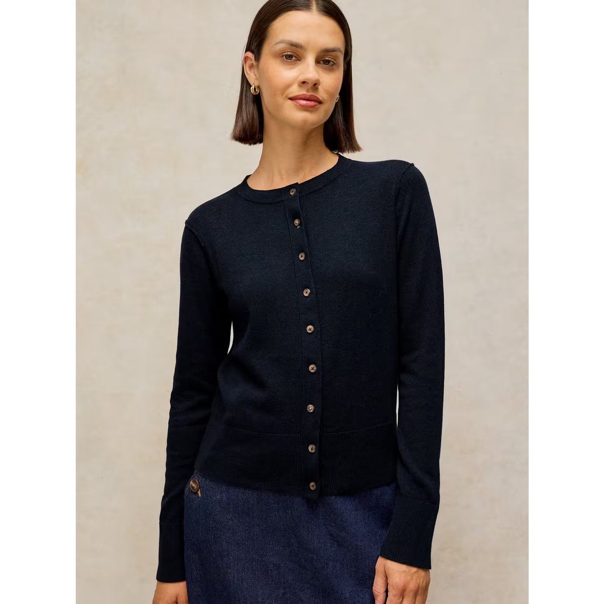 White Stuff Womens Lois Cardigan 446740 Navy Clothing UK8 / Navy,UK10 / Navy,UK12 / Navy,UK14 / Navy,UK16 / Navy,UK18 / Navy