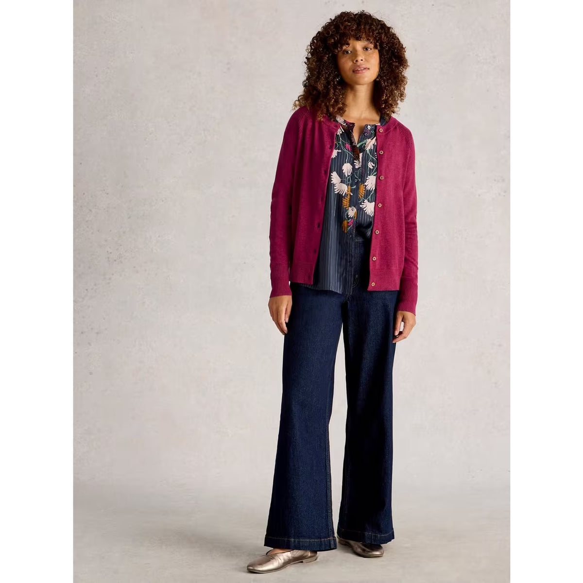 White Stuff Womens Lulu Cardigan 444074 Dark Plum Clothing UK8 / Plum,UK10 / Plum,UK12 / Plum,UK14 / Plum,UK16 / Plum,UK18 / Plum