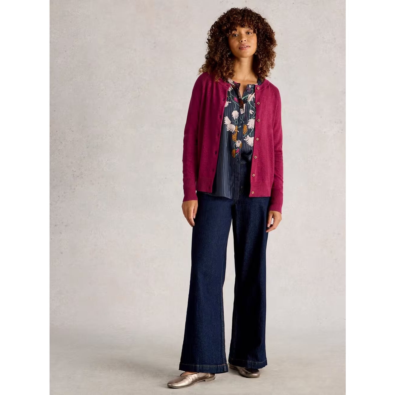 White Stuff Womens Lulu Cardigan 444074 Dark Plum Clothing UK8 / Plum,UK10 / Plum,UK12 / Plum,UK14 / Plum,UK16 / Plum,UK18 / Plum